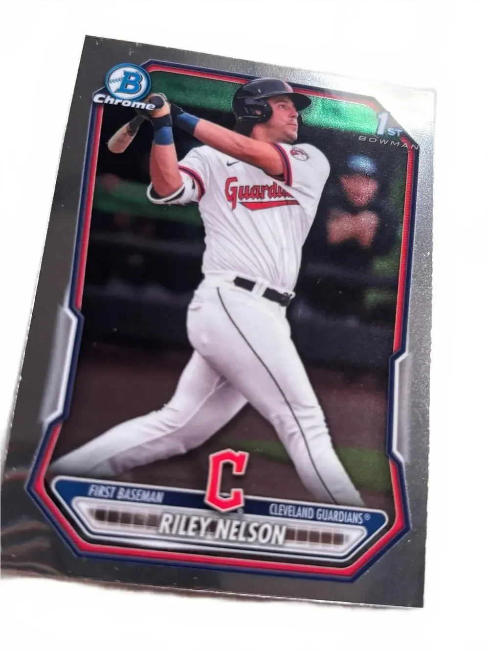 2023 Bowman Chrome Riley Nelson Cleveland Guardians Baseball